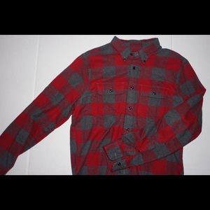 ABERCROMBIE - Red & Gray Flannel